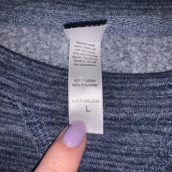 Unisex Mackinac Island Embroidered Long Sleeve Sweatshirt - Picture 3 of 6